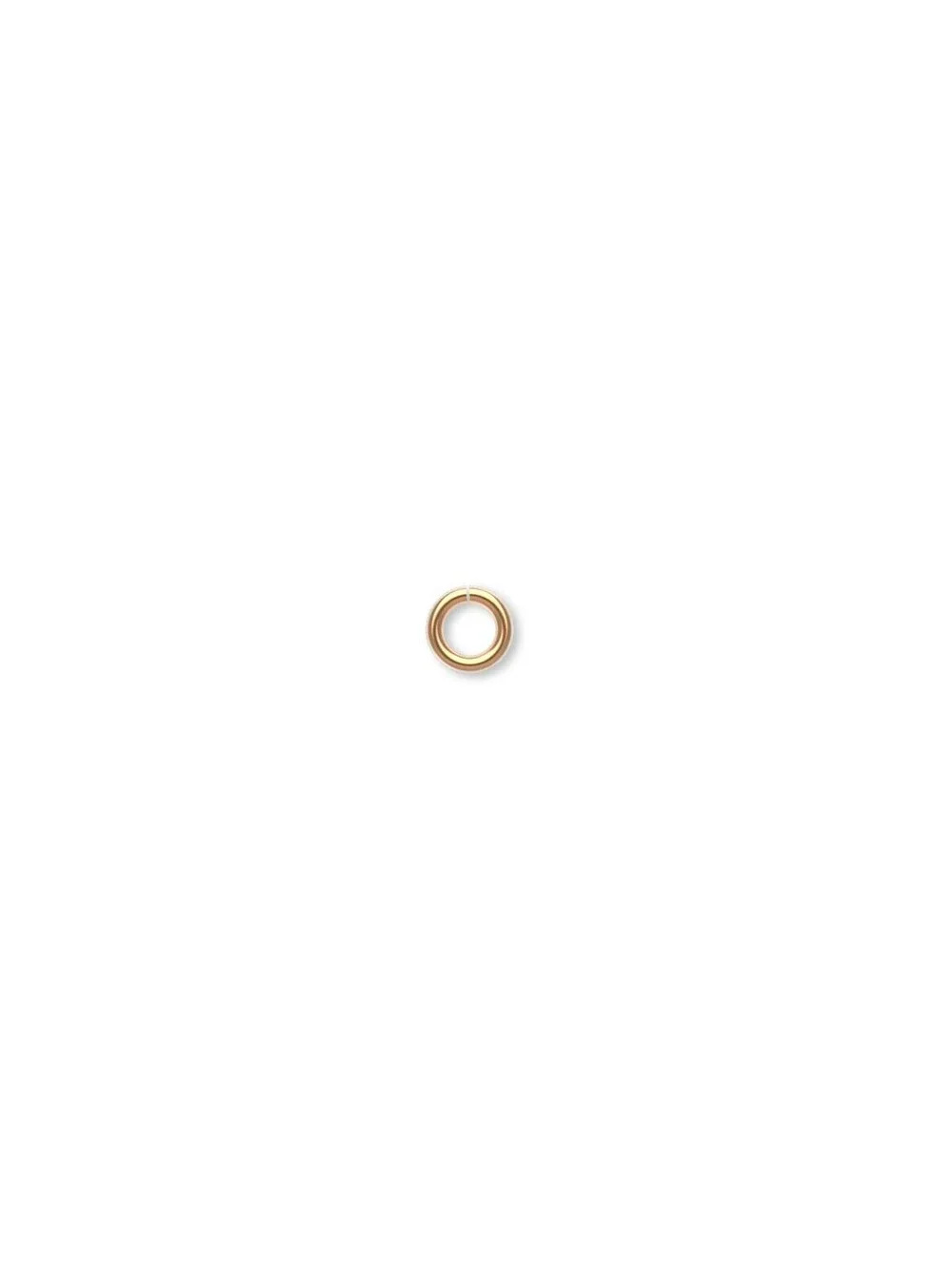 100 Gold 14K Plated Brass 4mm 20GA Open Jumprings Jewelry Findings Wholesale